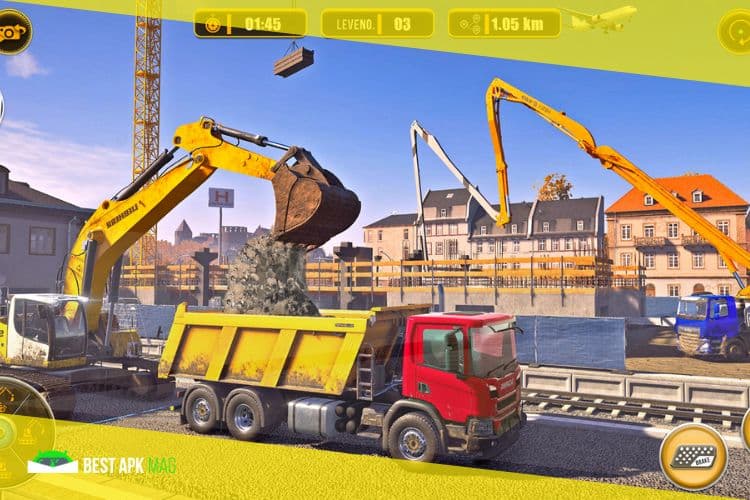 City Road Construction 3d Game