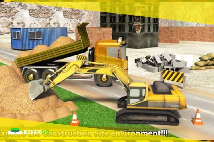 City Construction Excavator 3D