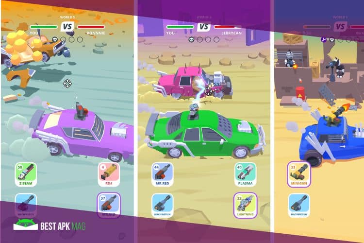 Desert Riders: Car Battle Game