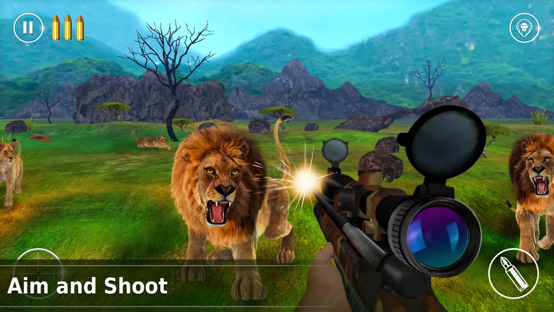 Lion Hunting Image 2