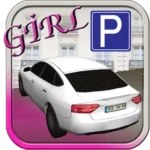 Girl Car Parking 3D icon