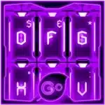 GO Keyboard Purple Tech Theme icon