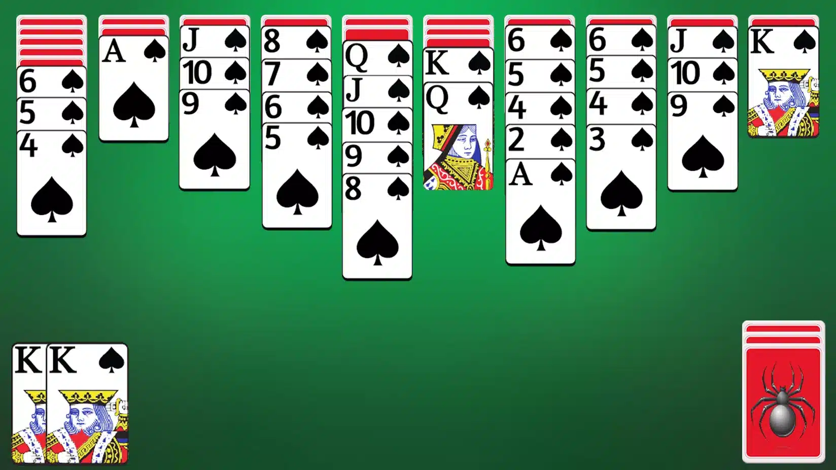 Spider Solitaire Image 1