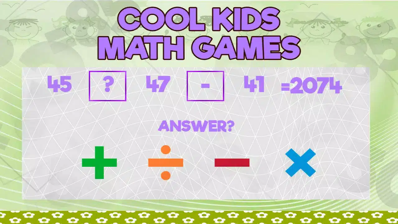 Cool Kids Math Games Image 1