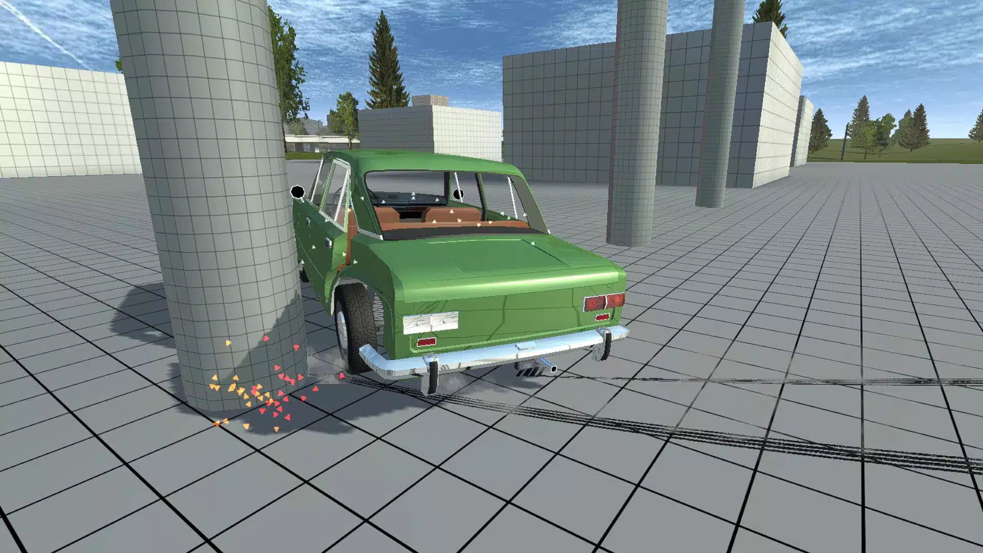 Simple Car Crash Physics Sim Image 1