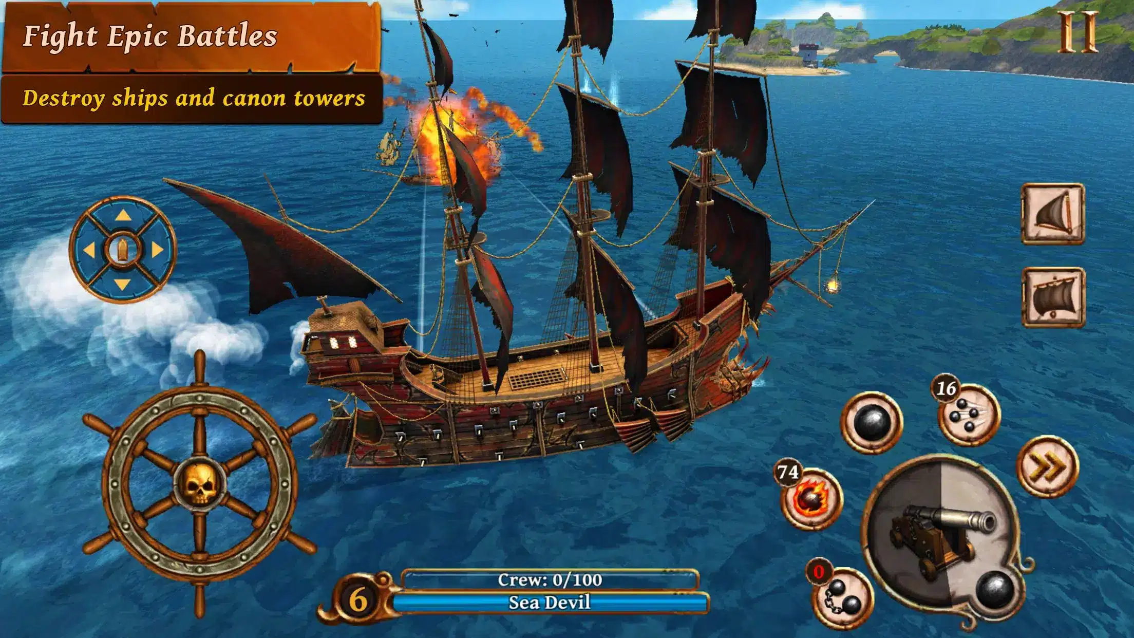 Ships of Battle Age of Pirates Image 1