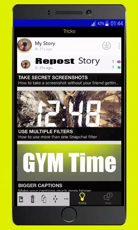 Repost Story for Snapchat Image 2