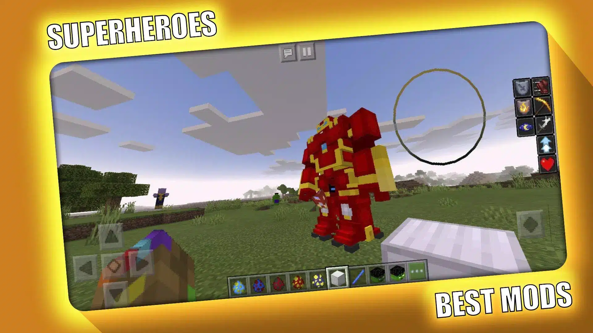 Superheroes Mod for Minecraft Image 1